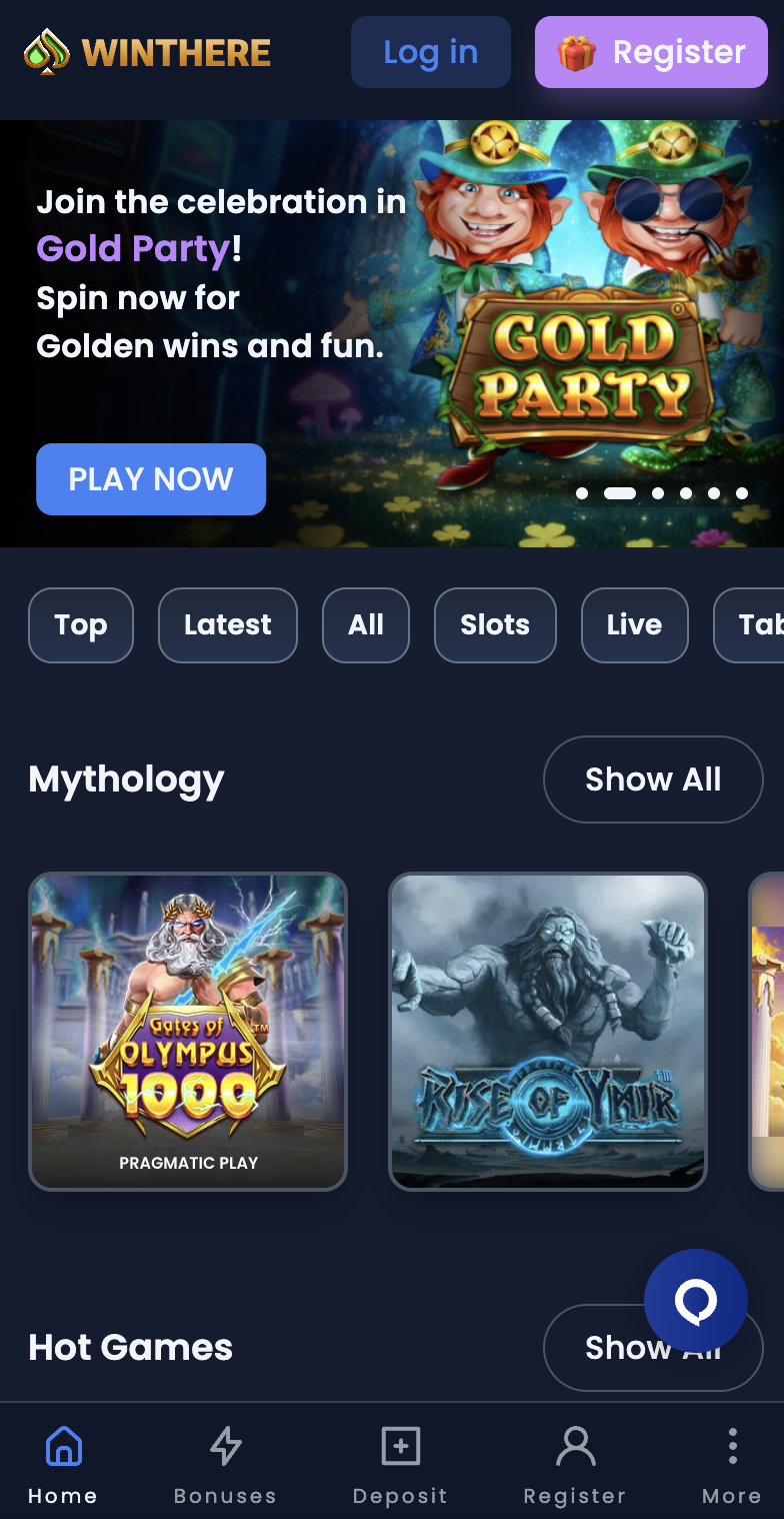 Winthere Casino Mobile